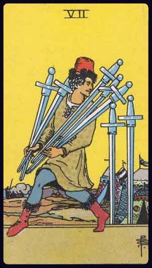 Siete de Espadas – carta del tarot